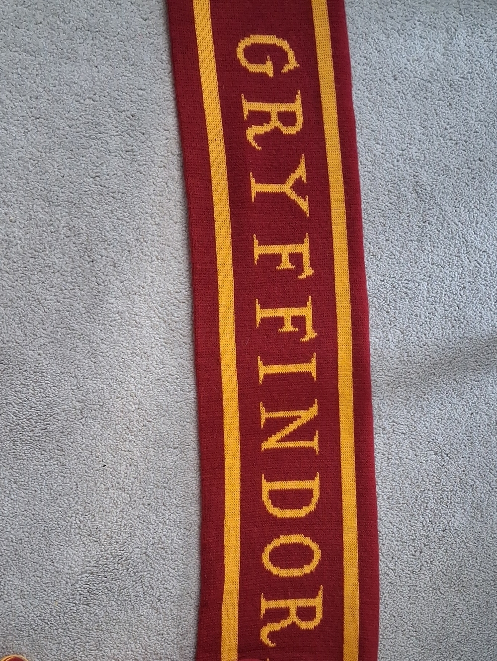 Harry Potter Gryffindor Red and Gold House Scarf - Official Inspired Home Accent